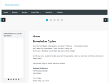 Tablet Screenshot of boneshakerbv.com